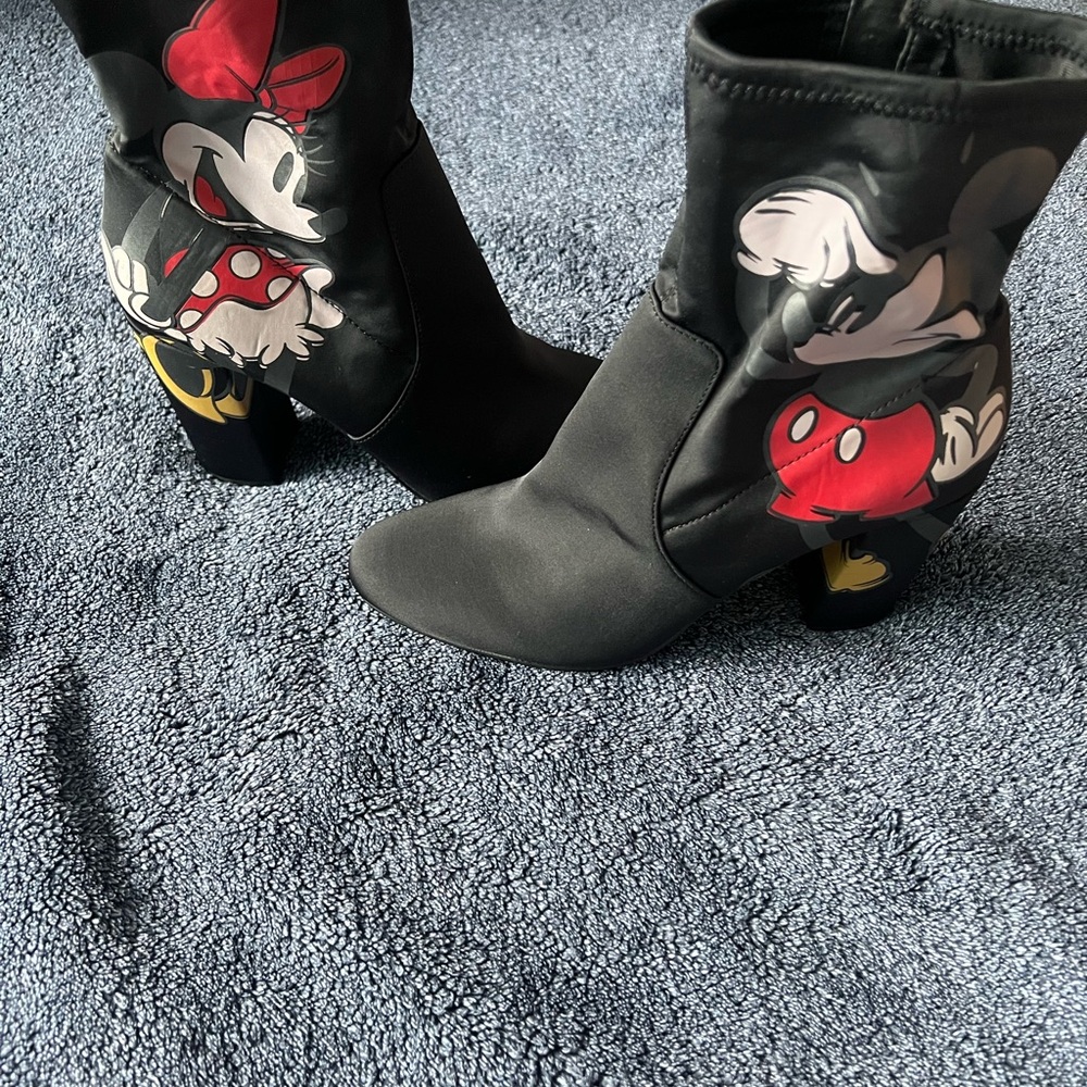 Disney Women's Black Character Boots